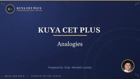 Analogies cover slide