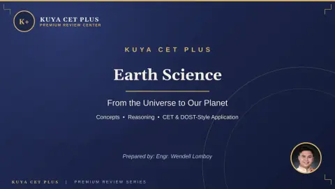 Earth Science cover slide